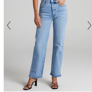 Levi’s Ribcage Straight Ankle Jeans 30x27 Tango Gossip